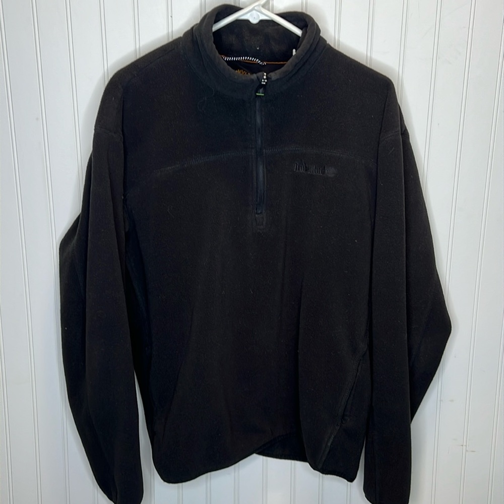 Timberland Mens 1/4 Zip Pullover Fleece Size Extra Large